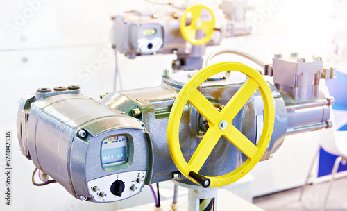 Obraz na plátně Multi-turn actuator for the oil and gas industry