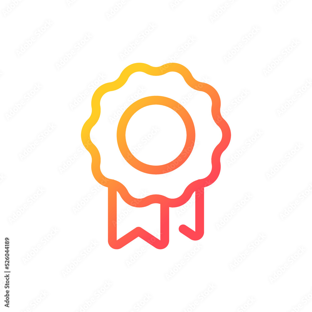 High quality mark pixel perfect gradient linear ui icon. Best choice. Brand product. Online marketplace. Line color user interface symbol. Modern style pictogram. Vector isolated outline illustration High quality mark pixel perfect gradient linear ui icon. Best choice. Brand product. Online marketplace. Line color user interface symbol. Modern style pictogram. Vector isolated outline illustration