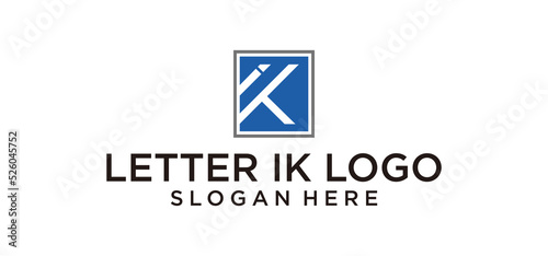 LETTER IK LOGO