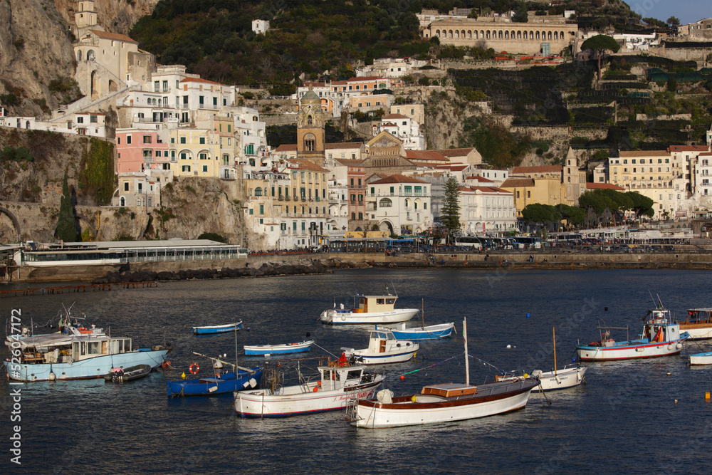 Port of Amalfi, Salerno province, Italy