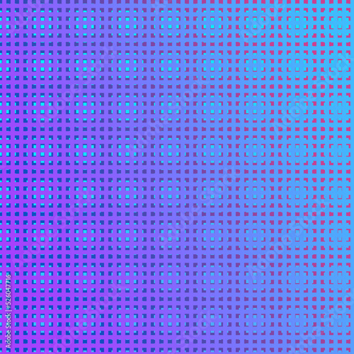 neon light purple blue small square background