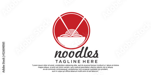 Noodles logo design vector template Premium Vector part 10