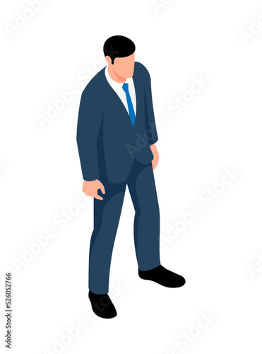 Businessman Isometric Illustration