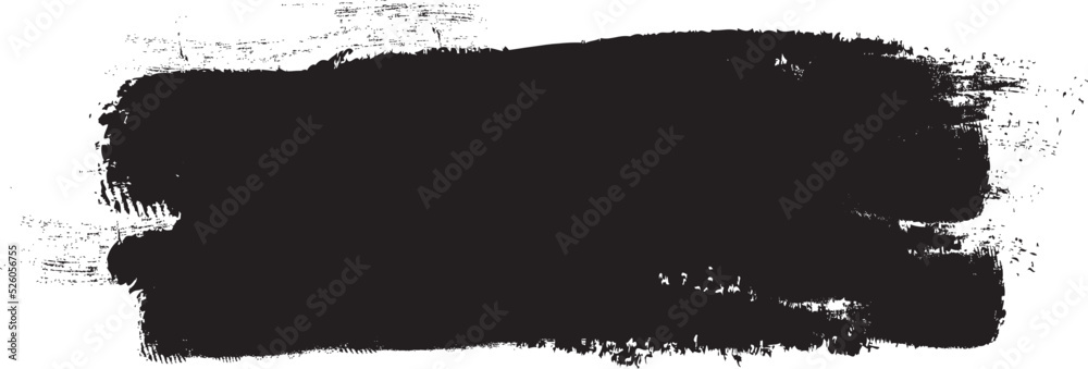 Black brush stroke isolated on white background. Trendy brush stroke vector for black ink paint, grunge backdrop, dirt banner, watercolor design and dirty texture. Brush stroke vector Black brush stroke isolated on white background. Trendy brush stroke vector for black ink paint, grunge backdrop, dirt banner, watercolor design and dirty texture. Brush stroke vector
