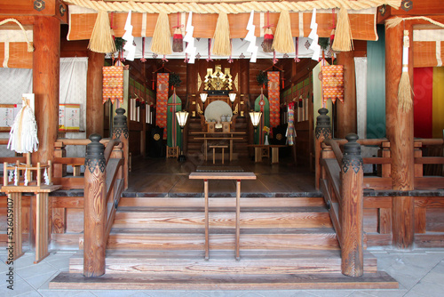 shinto shrine (gokoku) in matsue (japan)