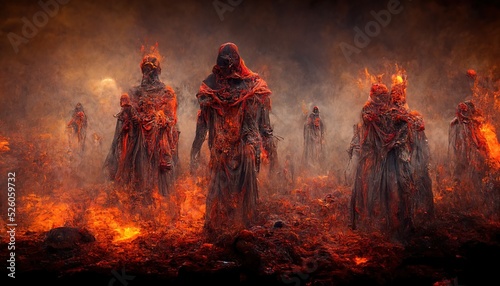 illustration of guardians of hell