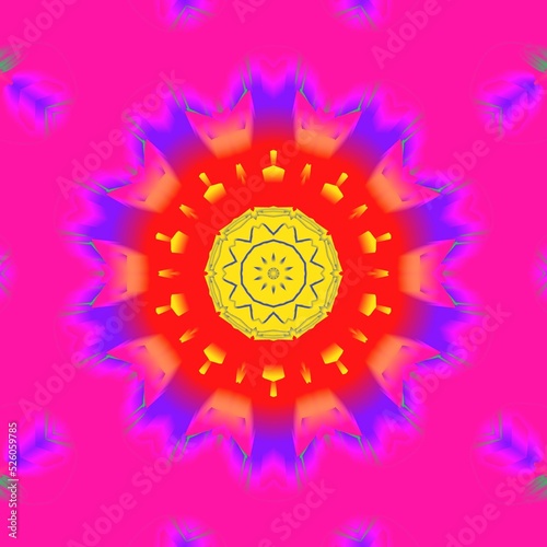 Regular illustration pattern design.