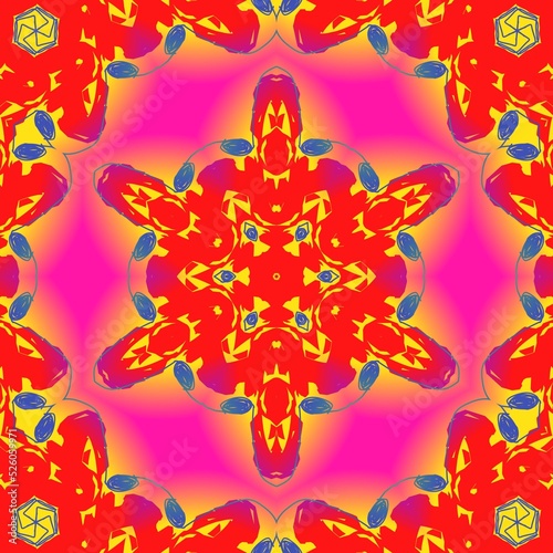 Regular illustration pattern design.