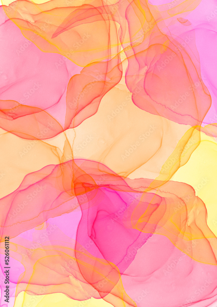 bright pink yellow watercolor alcohol ink background bright pink yellow watercolor alcohol ink background