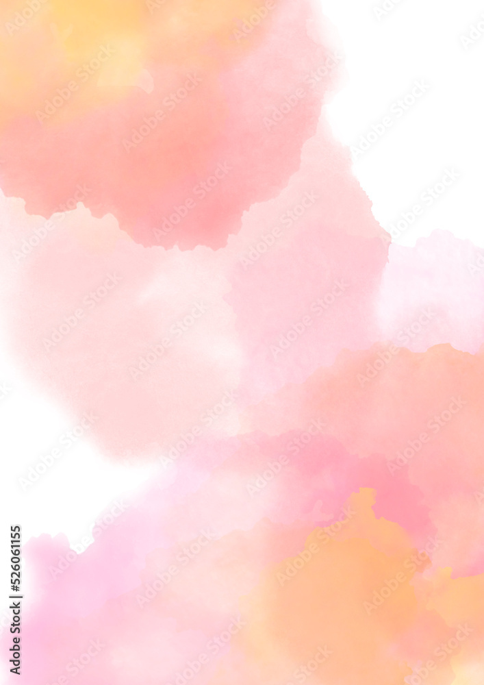 Pink colorful texture abstract watercolor background