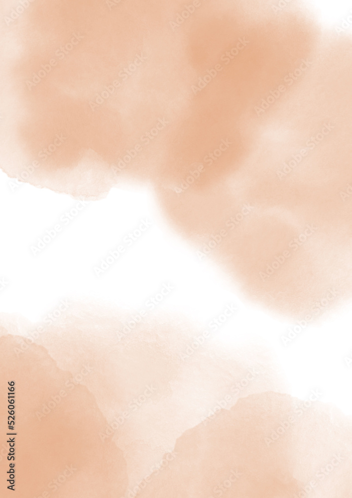 Fototapeta premium Brown beige colorful texture abstract watercolor background