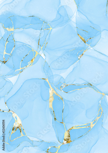 light blue alcohol ink background