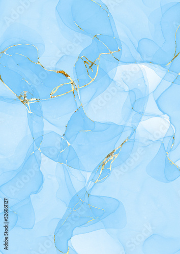 light blue alcohol ink background