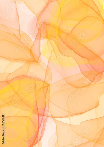 yellow alcohol ink background