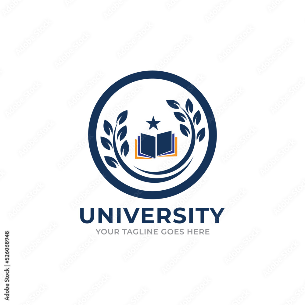 University education logo design University education logo design