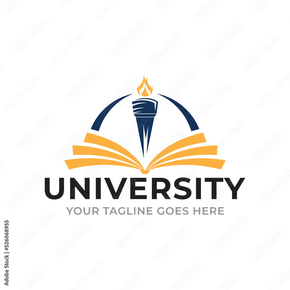 Obraz premium University education logo design