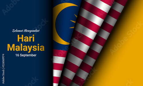 Malaysia Day Background Design.