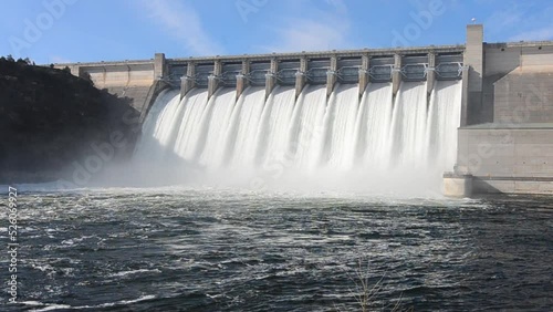 The hydro electric power dam and generator at Tablerock Lake and Lake Taneycomo Missouri photo