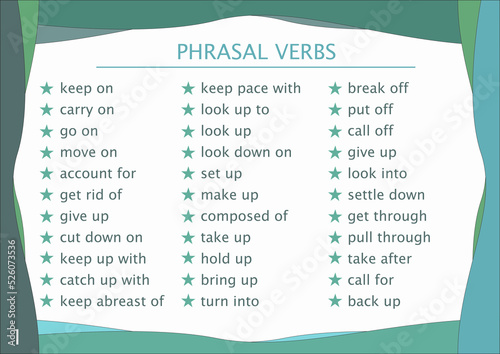 phrasal verbs