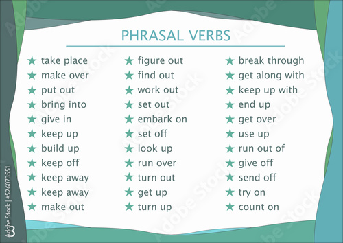 phrasal verbs