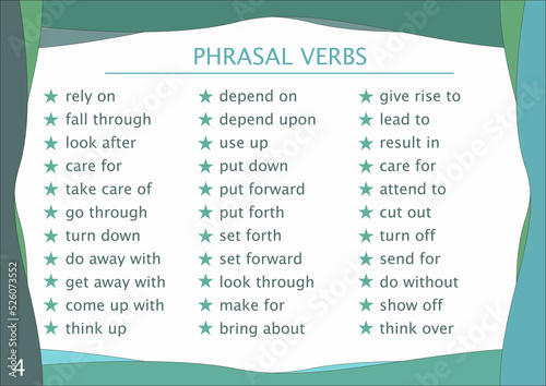 phrasal verbs