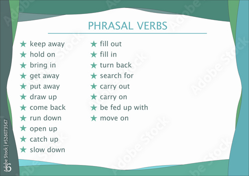 phrasal verbs