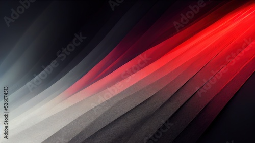 Modern abstract red and black textures. Dark  sombre waves pattern. High quality 4K wallpaper. 3D render of curved geometric shapes. Clean simple business backdrop.