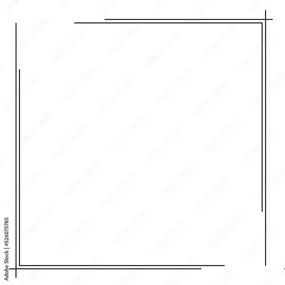 Black square frame element with line border png. Black square frame element with line border png.