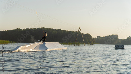 Wakeboard at 5am morning