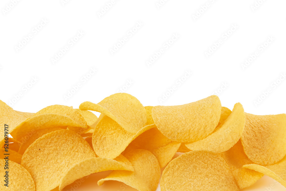 Potato chips isolated Potato chips isolated