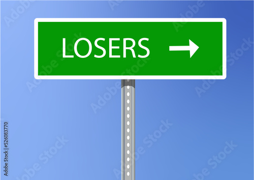 GENERAL SIGNAGE - Loser Arrow	