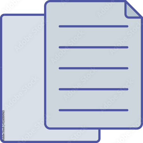 Copy document Isolated Vector icon which can easily modify or edit