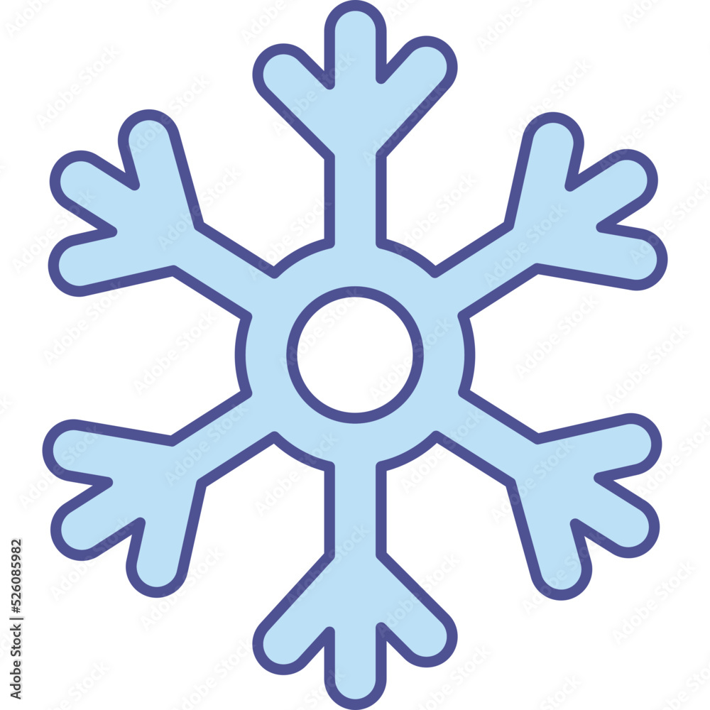 Obraz premium Snowflake Isolated Vector icon which can easily modify or edit