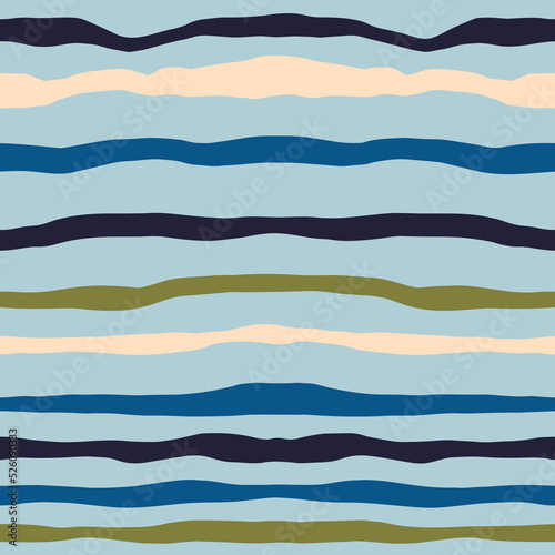 Abstract pattern with hand drawn ink lines. Seamless geometrical texture. Multicolored background
