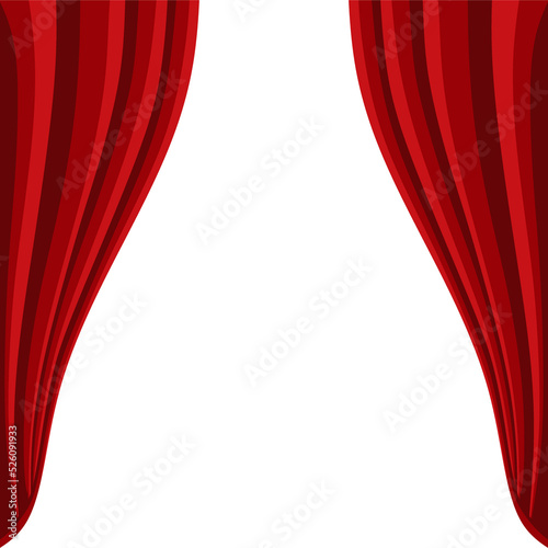 red velvet curtain transparant