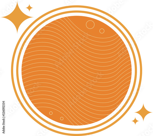 Happy Mid Autumn Festival Full Moon Icon
