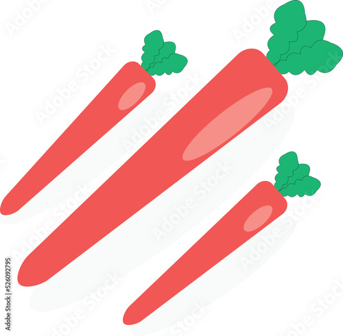 carrot icon set