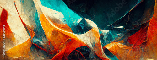 Slika na platnu Abstract painting color texture