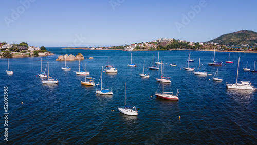 Boats in the bay - Curva da Jurema beach photo