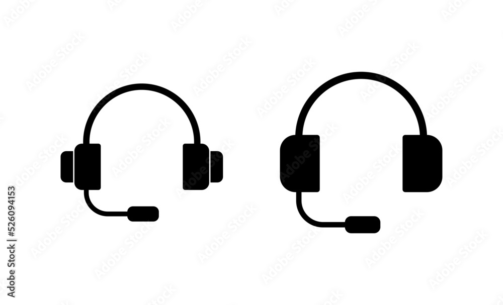 Headphone icon vector. Headvector sign and symbol Headphone icon vector. Headvector sign and symbol
