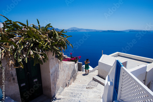 View from a traditional greek house