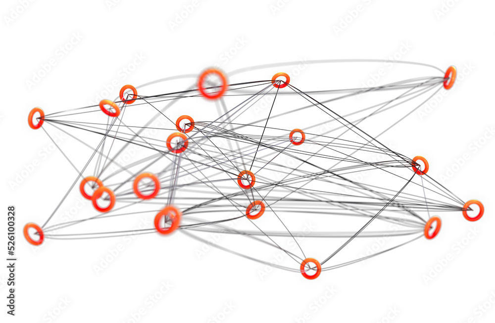 Businessman using data network with his fingers Businessman using data network with his fingers