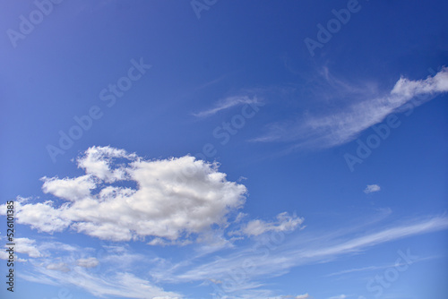 blue sky with clouds