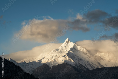 one of many peaks of meili snow mountain in yunan, china © imtmphoto