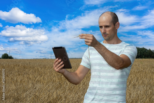 Agriculture technology. Man...