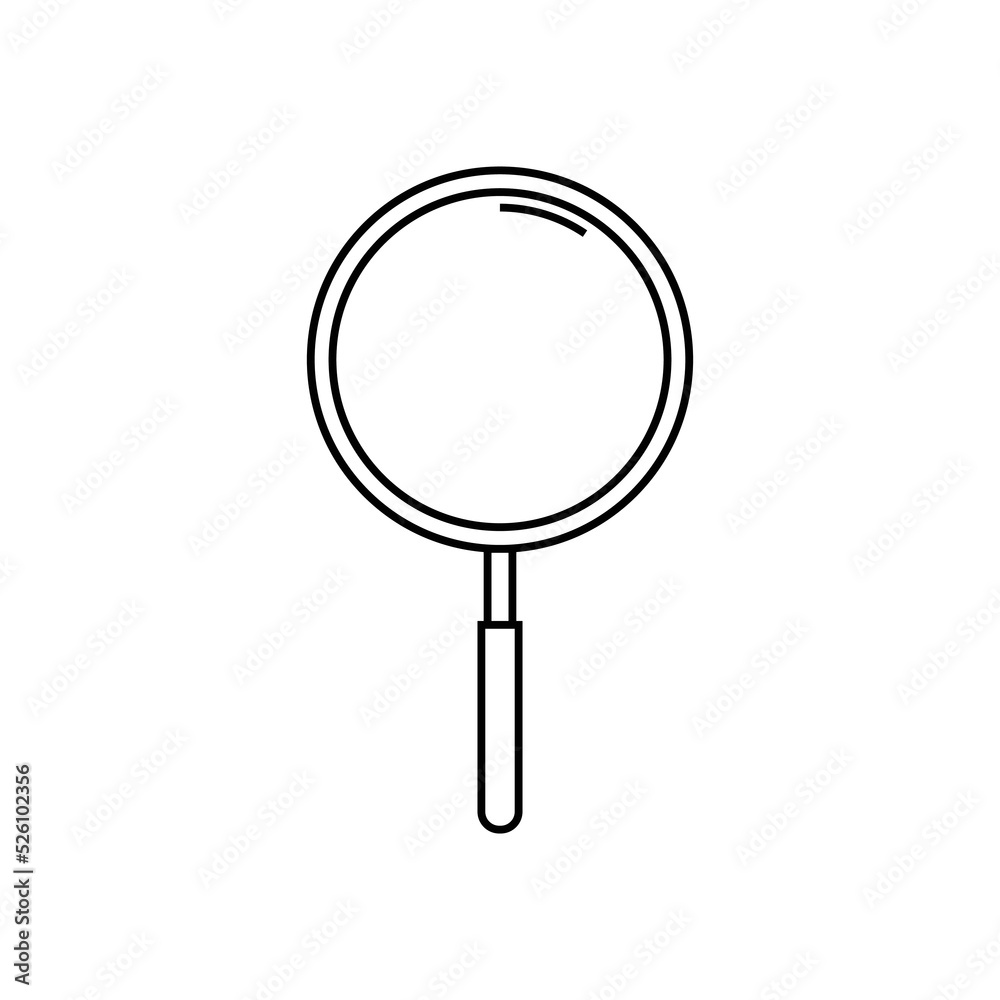Magnifier icon. Magnifying glass icon eps ten Magnifier icon. Magnifying glass icon eps ten