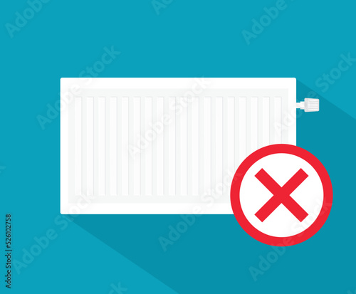 rising heating cost, energy crisis, gas supply interruptions concept- vector illustration