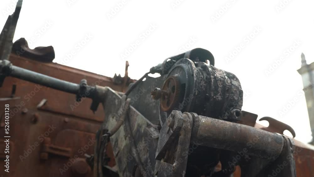 Kyiv, Ukraine - August 24, 2022:
Parade on Khreshchatyk in honor of the Independence Day of Ukraine. Destroyed equipment of the Russian army. Exhibition of burnt occupant equipment. War in Ukraine. Kyiv, Ukraine - August 24, 2022:
Parade on Khreshchatyk in honor of the Independence Day of Ukraine. Destroyed equipment of the Russian army. Exhibition of burnt occupant equipment. War in Ukraine.