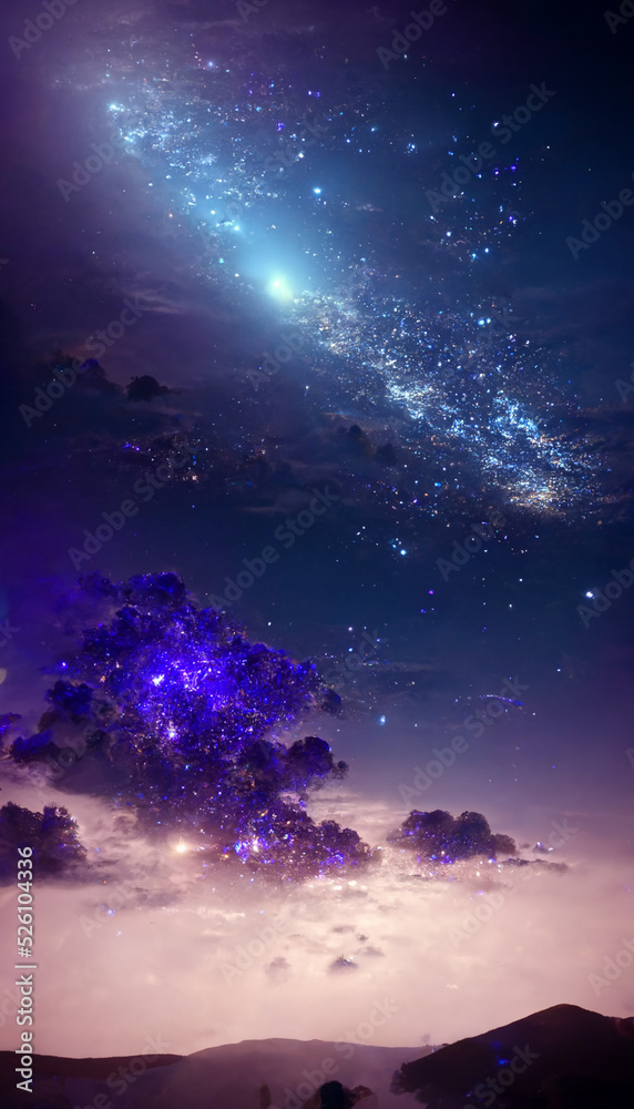 Fototapeta premium sky with stars