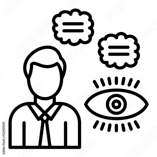 Testimony Line Icon